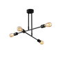 Opviq Lámpara de araña industrial Flower - 161 - AV en negro